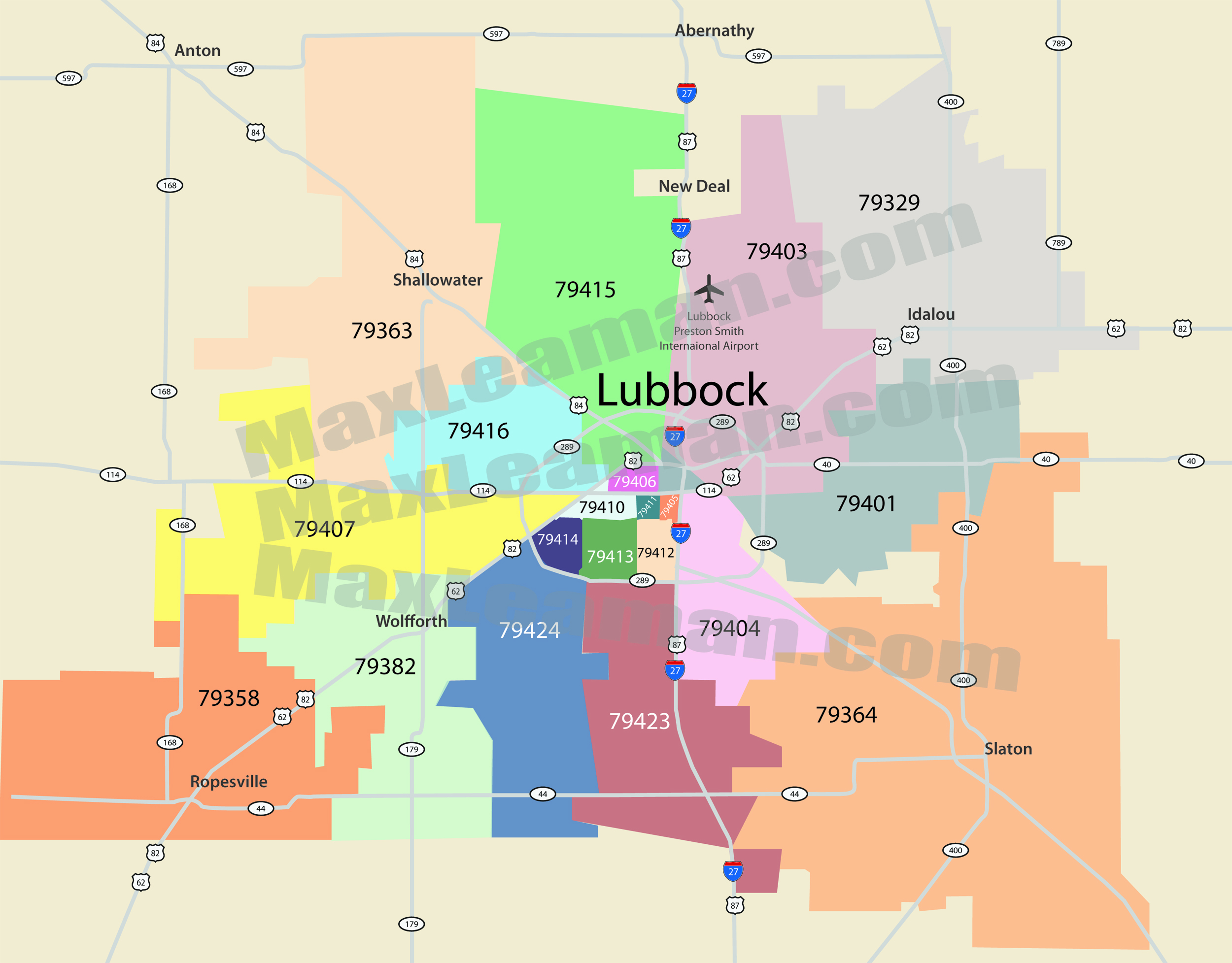Lubbock Zip Code Map Mortgage Resources