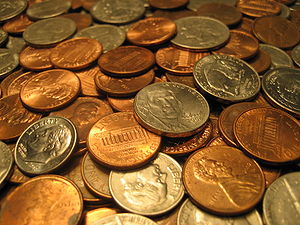 An assortment of United States coins, includin... An assortment of United States coins, includin...